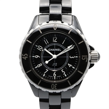 CHANEL J12 Wrist Watch H0682 Quartz Ceramic Used Women Coco CC