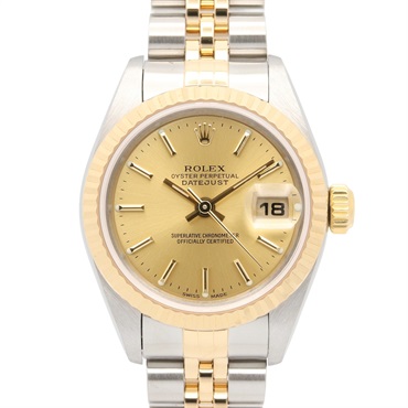ROLEX Datejust P number Wrist Watch 79173 Automatic winding 18KYG SS Used Women