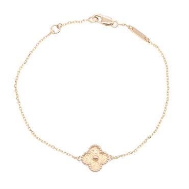 Van Cleef & Arpels Vintage Alhambra Bracelet 18KPG Pink Rose Gold Used Women