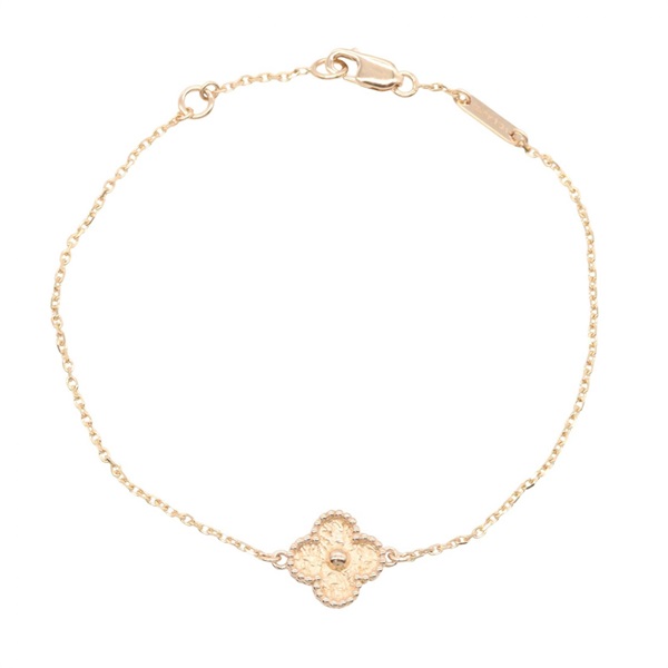 Van Cleef & Arpels Vintage Alhambra Bracelet 18KPG Pink Rose Gold Used Women