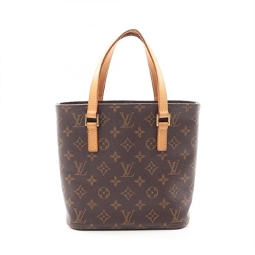 LOUIS VUITTON VavinPM Tote Handbag M51172 Monogram canvas leather Brown Used LV