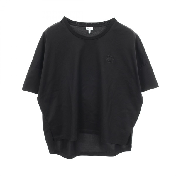 LOEWE Anagram Oversized T-shirt S359341XA4 cotton Black #XS Used Women