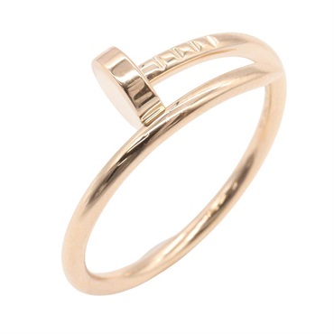 CARTIER Juste un Clou Ring S 18KPG Pink Rose Gold Used Women US size 8.25 #56