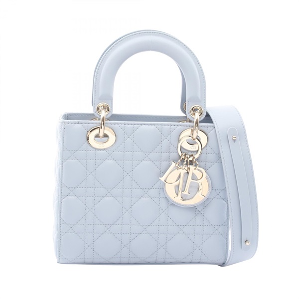 Christian Dior LADY DIOR MY ABCDIOR 2WAY Handbag M0538ONGEM23B leather Blue NEW