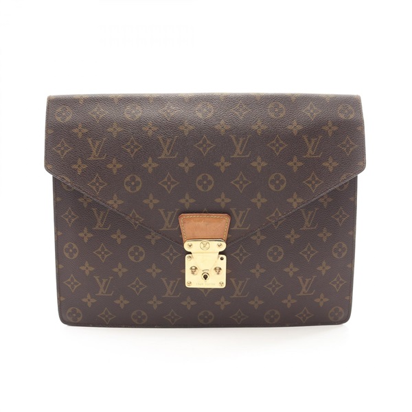 LOUIS VUITTON Porte Documents Senateur Clutch bag M53335 Monogram Canvas used LV