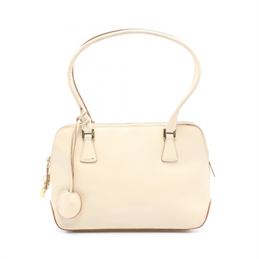 Salvatore Ferragamo shoulder Handbag 21 2304 leather Beige Used Women