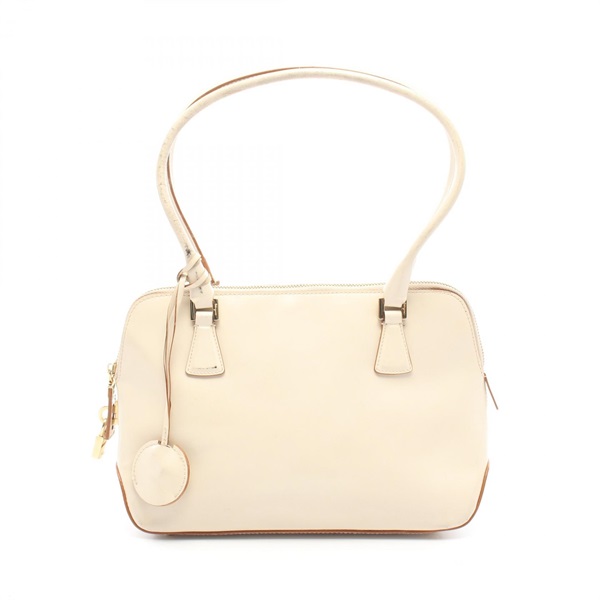 Salvatore Ferragamo shoulder Handbag 21 2304 leather Beige Used Women