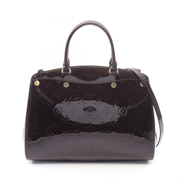LOUIS VUITTON Brea MM shoulder Handbag M50597 Vernis Amarrante Used Women