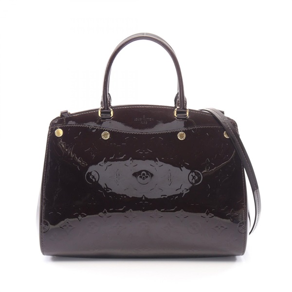 LOUIS VUITTON Brea MM shoulder Handbag M50597 Vernis Amarrante Used Women