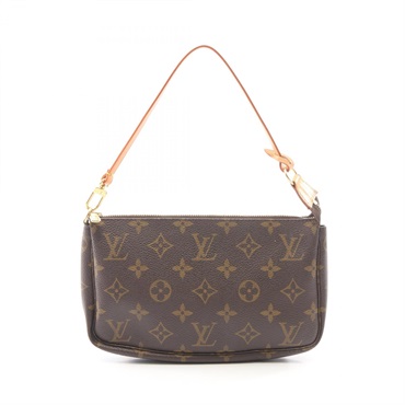 LOUIS VUITTON Pochette Accessoires Shoulder Handbag M51980 Monogram canvas Used