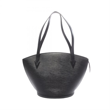 LOUIS VUITTON Saint Jacques Shopping Shoulder Bag M52262 Epi leather Black Used