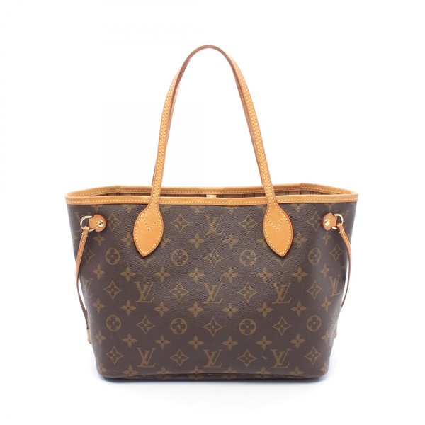 LOUIS VUITTON Neverfull PM Shoulder Tote Bag M40155 Monogram canvas Brown Used
