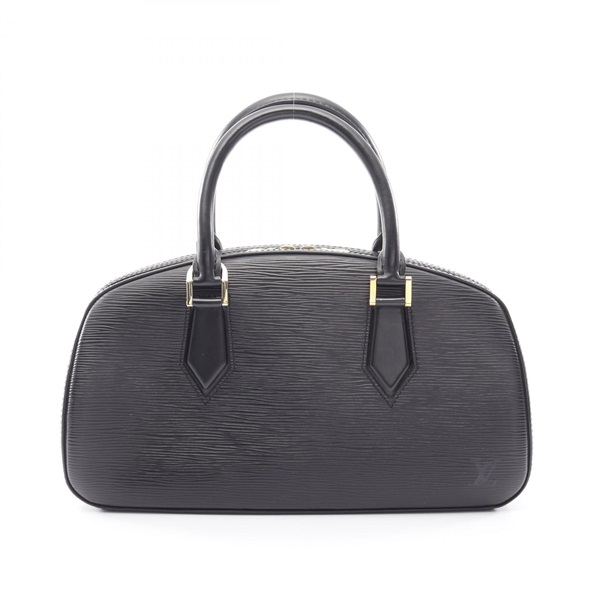 LOUIS VUITTON Jasmine Zippered Handbag M52782 Epi leather Black Used Women LV