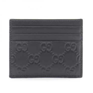 GUCCI GG Emblem Card Case 850187AAFDV1000 leather Black NEW unisex