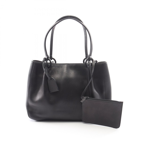 GUCCI Shoulder Tote Bag 101919 leather Black Used Women