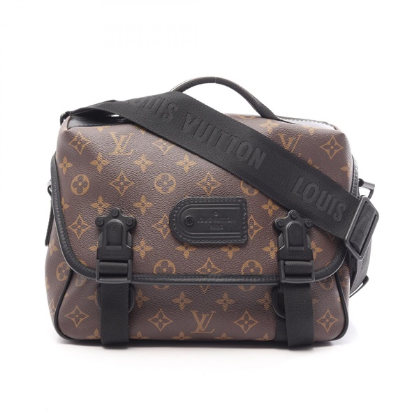 LOUIS VUITTON LV Trail Messenger Crossbody Handbag M46972 Monogram macassar Used