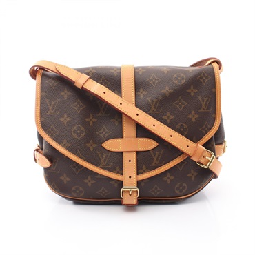 LOUIS VUITTON Saumur 30 Shoulder crossbody Bag M42256 Monogram leather Brown LV