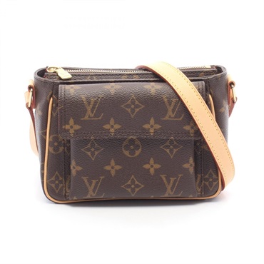 LOUIS VUITTON Vivacite PM Shoulder crossbody Bag M51165 Monogram leather Brown