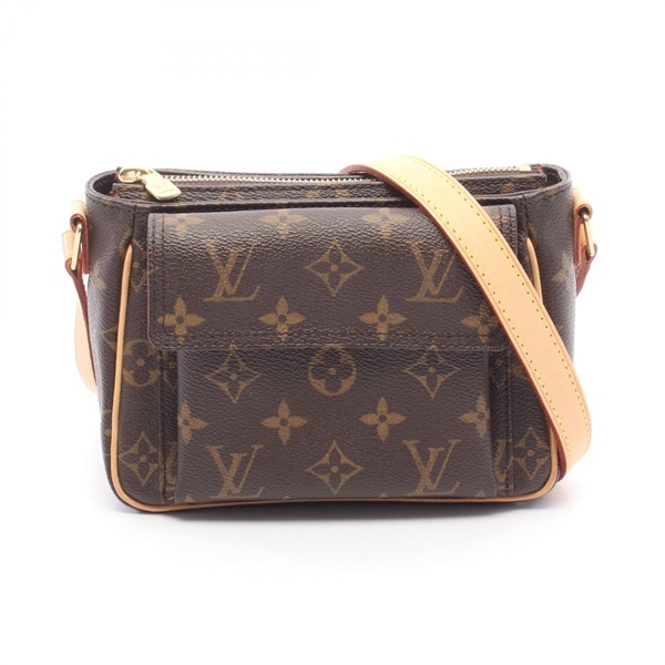 LOUIS VUITTON Vivacite PM Shoulder crossbody Bag M51165 Monogram leather Brown