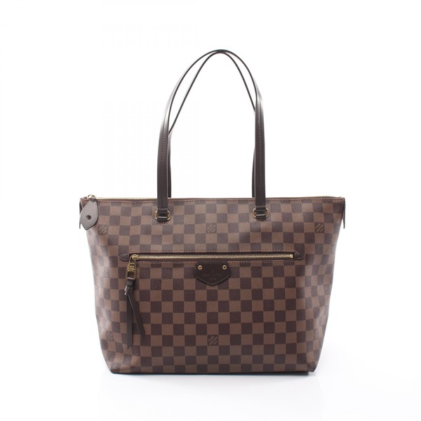 LOUIS VUITTON Jena MM Tote shoulder Bag N41013 Damier leather Ebene Used Women