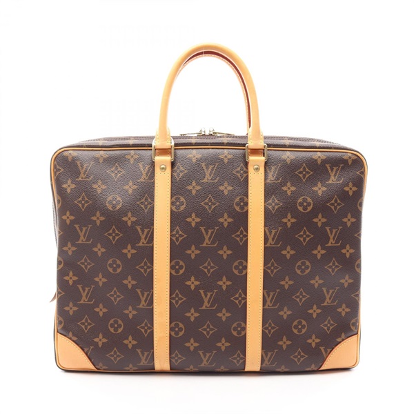 LOUIS VUITTON Porte Document Voyage Briefcase bag M53361 Monogram leather Brown