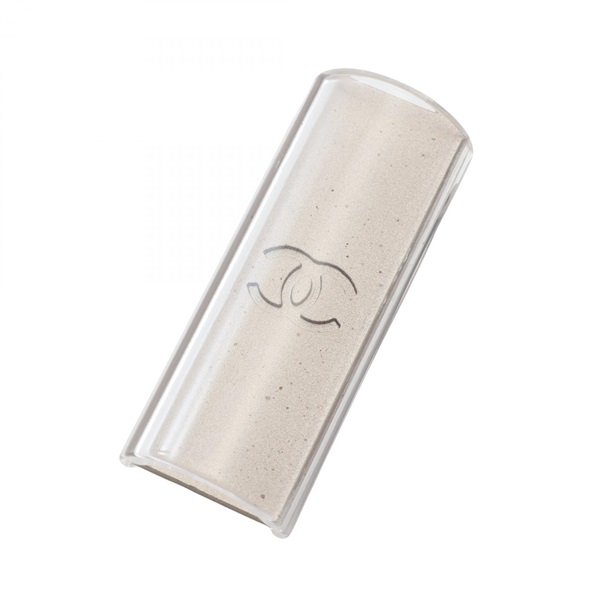 CHANEL COCO Mark Money clip Plastic metal Clear SHW Used unisex CC