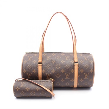 LOUIS VUITTON Papillon 30 Handbag M51385 Monogram canvas leather Used Women LV