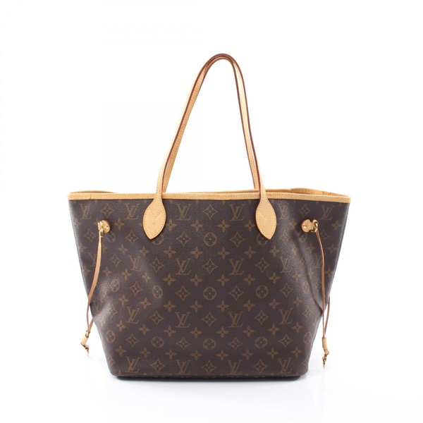 LOUIS VUITTON Neverfull MM Tote shoulder Bag M40156 Monogram leather Brown Used