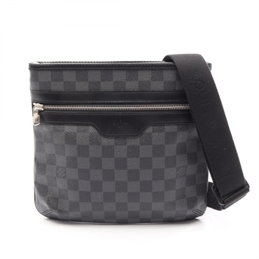 LOUIS VUITTON Tomas Shoulder Crossbody Bag N58028 Damier Graphite canvas Used LV