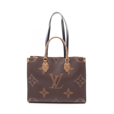 LOUIS VUITTON On the Go MM shoulder Tote Bag M45321 Monogram Giant Reverse