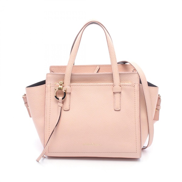 Salvatore Ferragamo AMY Gancini Shoulder crossbody Handbag leather Pink Used