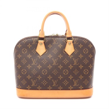 LOUIS VUITTON Alma PM Handbag M51130 Monogram PVC coated canvas leather Used LV
