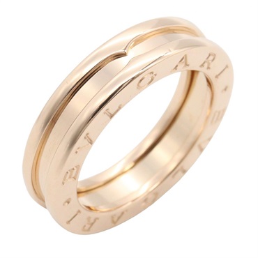 BVLGARI B-zero1 Ring 1 Band 18KRG Pink Rose Gold Used Women #5 #50