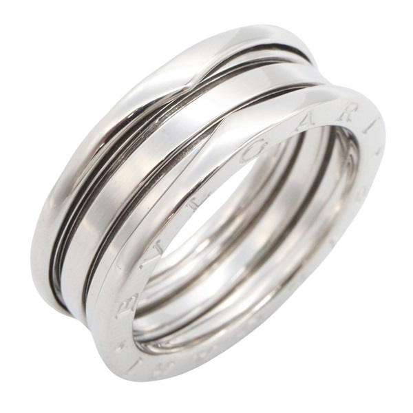 BVLGARI B-zero1 Ring 3 Bands 18KWG White Gold Used Women US size #9.75 #62