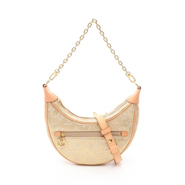 LOUIS VUITTON Loop Monogram Laminated Jacquard Chain Shoulder Handbag M22928 LV