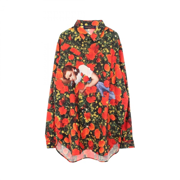 LOUIS VUITTON Plain Rainbow Wizard of Oz Shirt RM191 LTY HGS66W silk size L