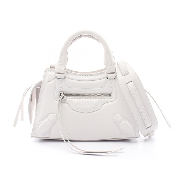 BALENCIAGA NEO CLASS CITY MINI Shoulder Crossbody Handbag 638524 leather WH Used