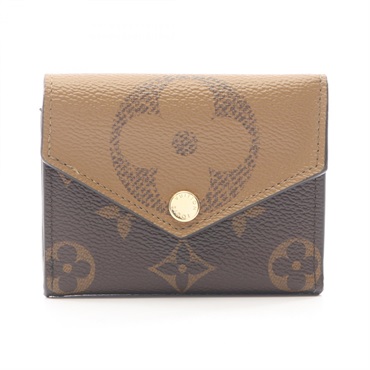 LOUIS VUITTON Portefeuille Zoe Tri-fold Wallet M80725 Monogram Giant Reverse LV