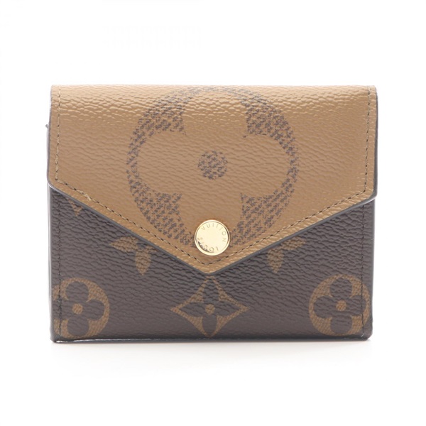 LOUIS VUITTON Portefeuille Zoe Tri-fold Wallet M80725 Monogram Giant Reverse LV