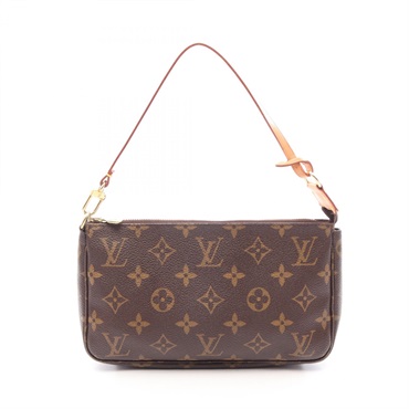 LOUIS VUITTON Pochette Accessoires Pouch Handbag M51980 Monogram canvas Used LV