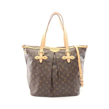 LOUIS VUITTON Palermo GM Shoulder Handbag M40146 Monogram canvas leather Used LV