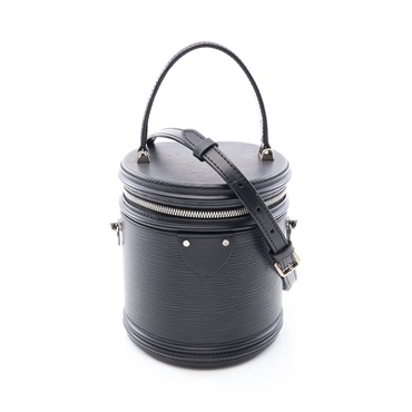 LOUIS VUITTON Cannes Vanity Shoulder Handbag M52226 Epi leather Black Used LV