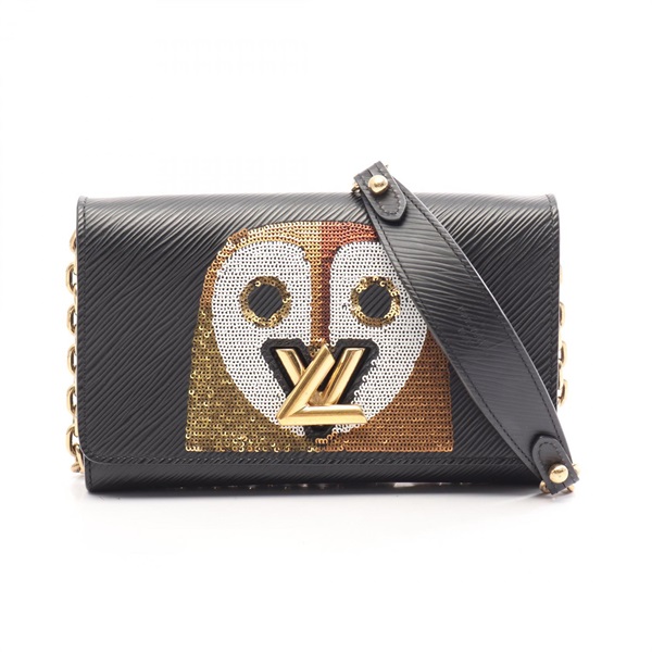 LOUIS VUITTON Portefeuille Twist Chain Owl Shoulder Bag M62334 Epi leather Used