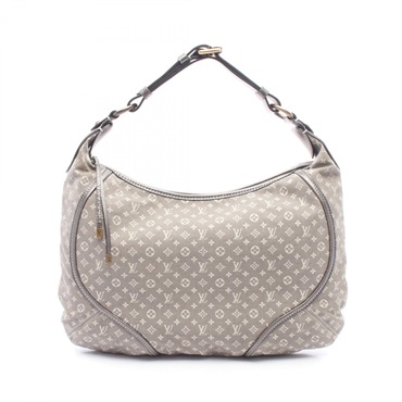LOUIS VUITTON Manon MM Shoulder Handbag M95618 Monogram mini Lin canvas Used LV