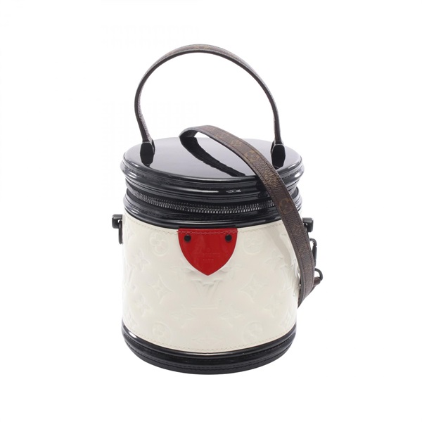 LOUIS VUITTON Cannes Vanity Crossbody Handbag M20487 Vernis leather canvas Used