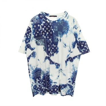 LOUIS VUITTON Monogram Bandana print crew neck T-shirt RM222M NPG HNY26W #XXL