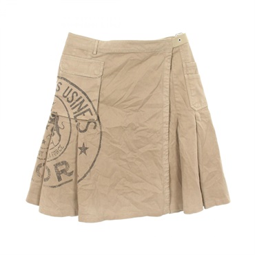 Christian Dior Pleated skirt #40 247J18A3311 cotton Beige Used Women
