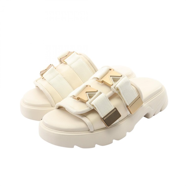 BOTTEGA VENETA FLASH Sandals #41 shoes leather Nylon White Used mens
