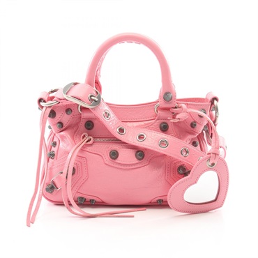 BALENCIAGA Neo Cagole S Crossbody Handbag 7515231VG9Y5812 leather Pink NEW