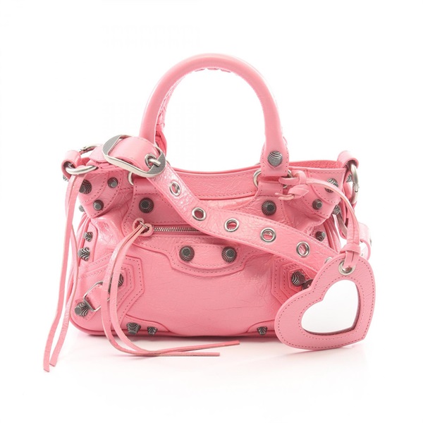 BALENCIAGA Neo Cagole S Crossbody Handbag 7515231VG9Y5812 leather Pink NEW